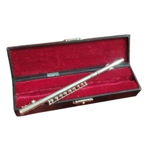 AMERICAN GIRL FLUTE OBOE IN black and red case silver
